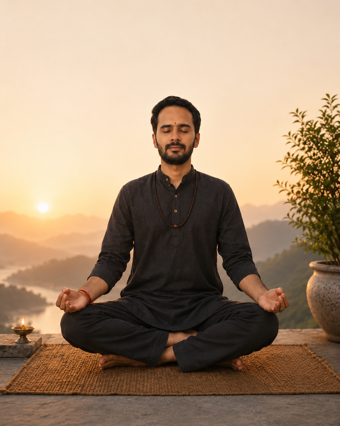 Yoga and breathwork support at LAYA